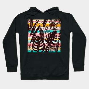 Tropical leaves Hoodie